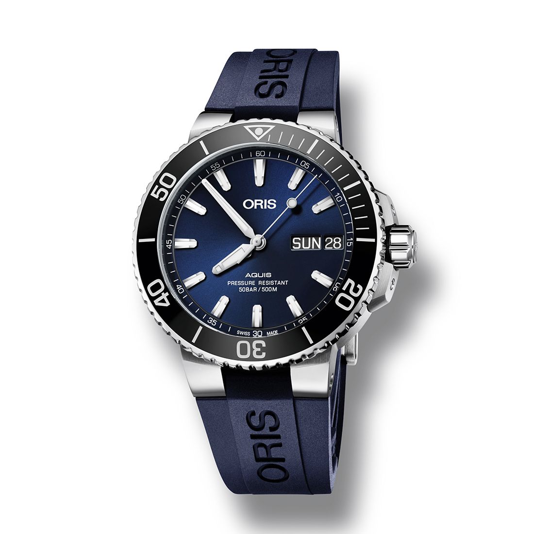 ORIS AQUIS BIG DAY DATE BLAUW 752.7733.4135